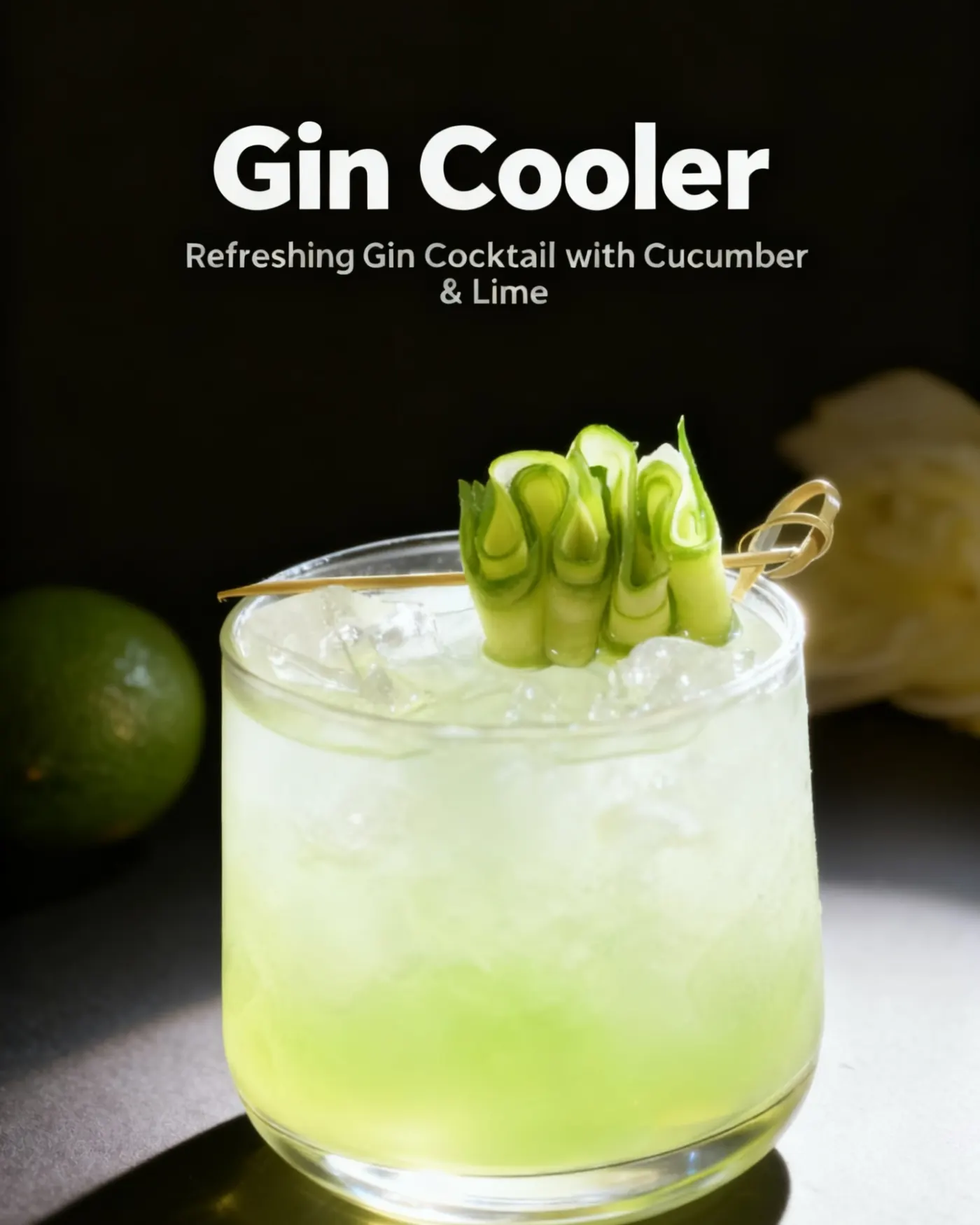 Gin Cooler — signature cocktail at Luxx Nail Bar Georgetown TX 78633